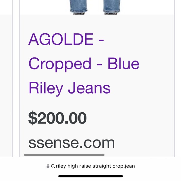 Agolde Riley high rise Jean - Picture 7 of 7